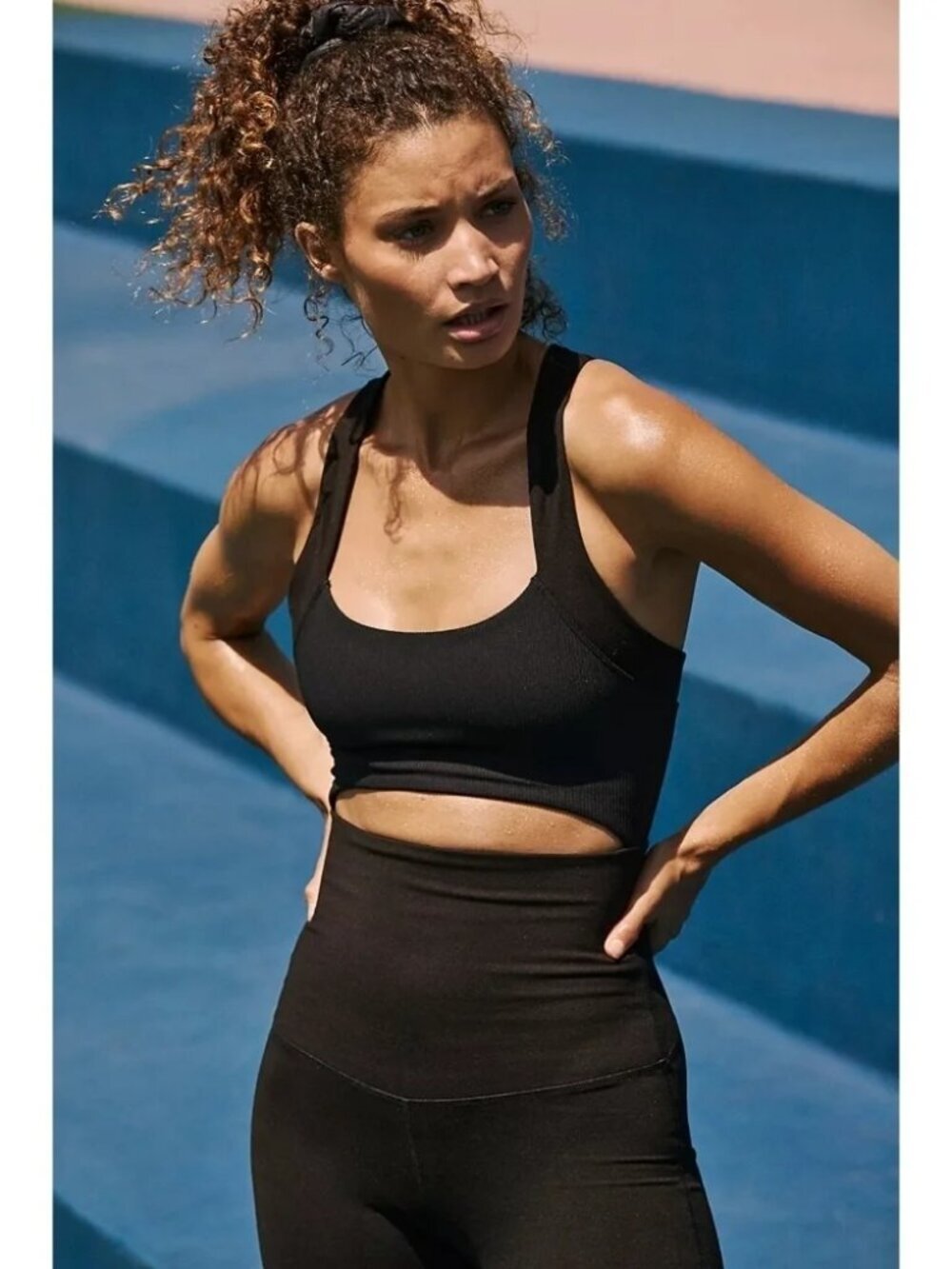 NEW Free People Movement | Speed Of Light One-Piece In Black - Picture 5 of 15